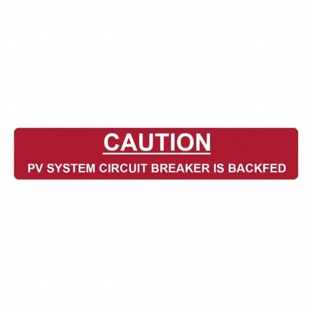 596-00236 (LABEL ELECTR WARN 4.12X0.75" 50")