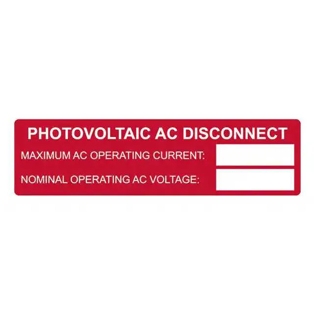 596-00239 (LABEL ID/RATINGS 3.75X1" WHT/RD")