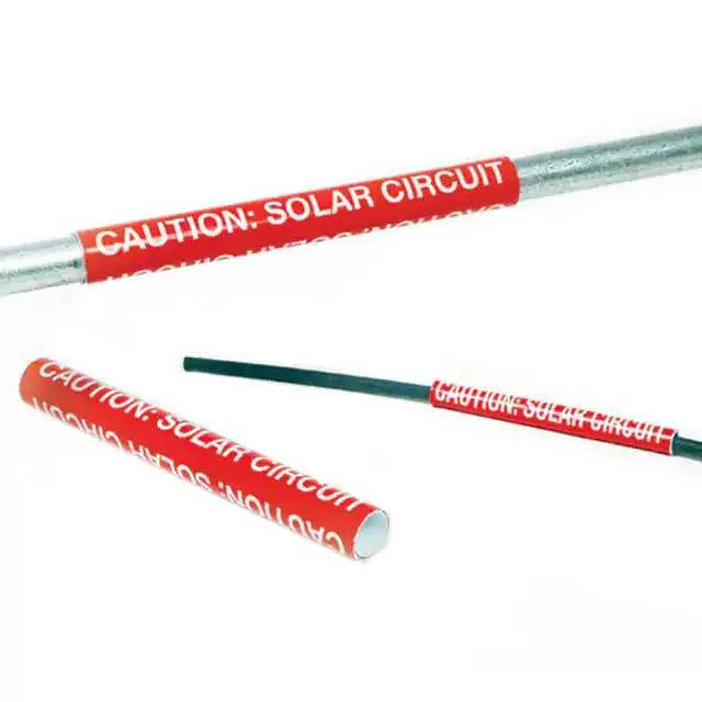596-00249 (CAUTION SOLAR CIRCUIT LABEL 25/P)
