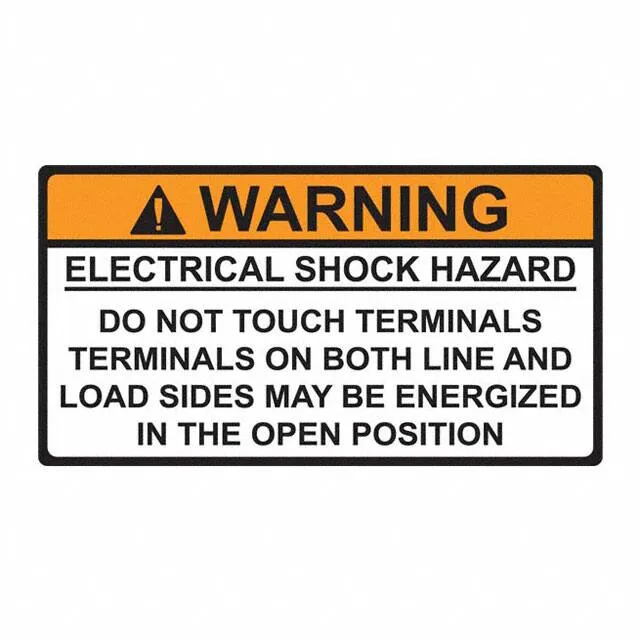 596-00497 (LABEL ELECTRL WARN 3.75X2"")