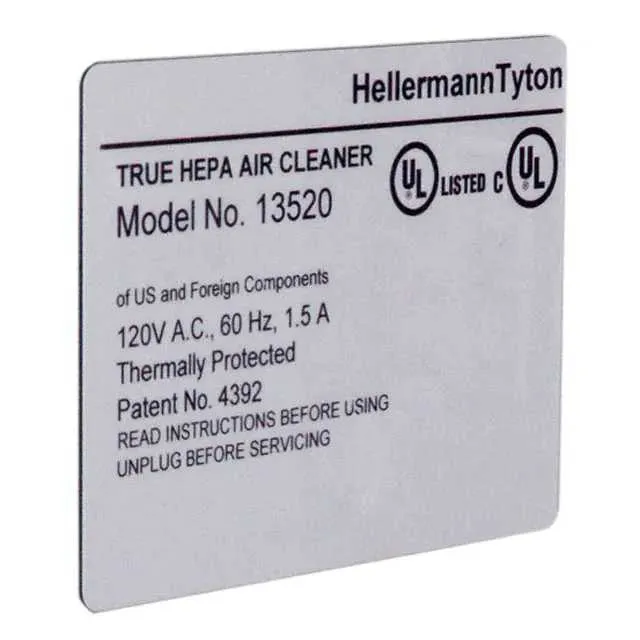 596-00504 (LABEL ID/RATINGS 2X1" 500PC")