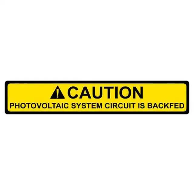 596-00587 (LABEL ELECTR WARN 4.12X0.75" 50")