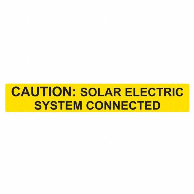 596-00613 (LABEL ELECTRL WARN 6.5X1" 50PC")