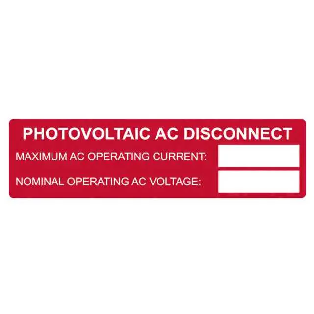 596-00652 (LABEL ELECTRL WARN 3.75X2" 50PC")