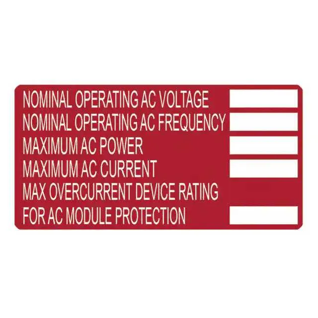 596-00655 (LABEL ID/RATINGS 4X2" 50PC")