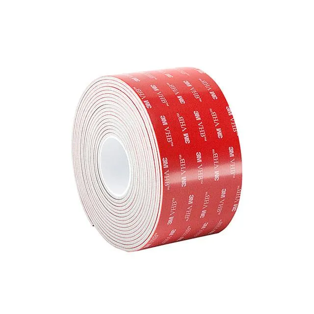 6-5-5962 (TAPE DBL COATED BLACK 6X 5YDS")