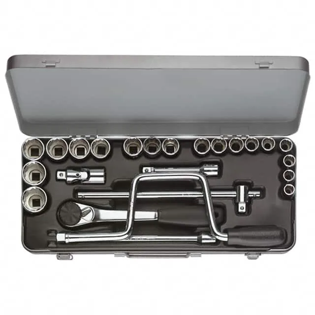 60396 (SOCKT SET W/HNDL 12PNT 1/2 24PC")