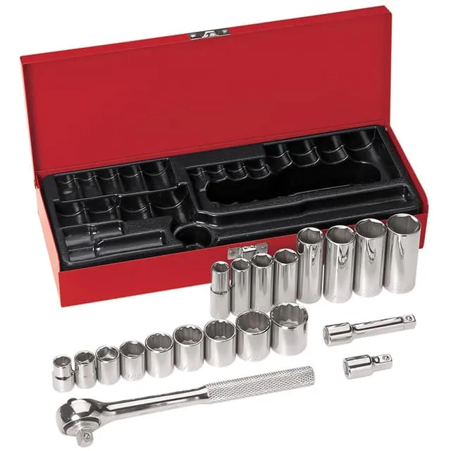 65508 (SOCKET SET 6PT 3/8 20PC")