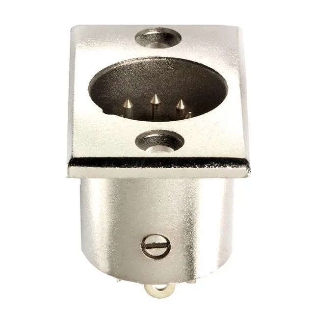 6855 (CONN RCPT MALE XLR 5POS SLDR CUP)