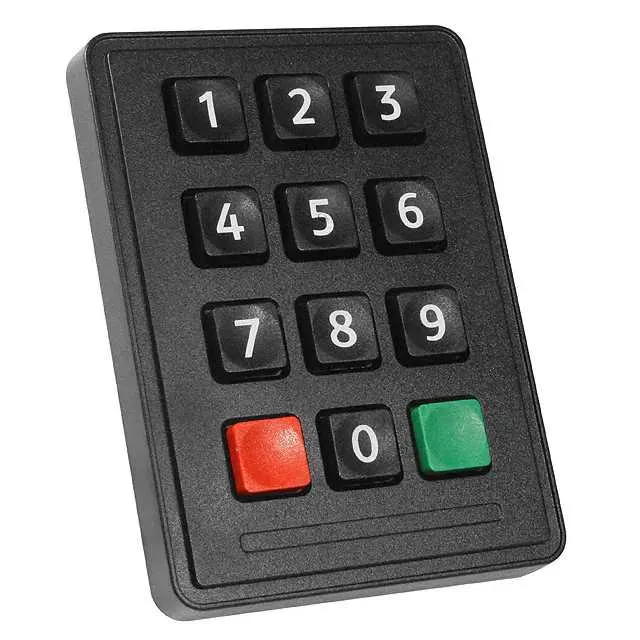7202-12T0203 (SWITCH KEYPAD 12 KEY 0.05A 24V)
