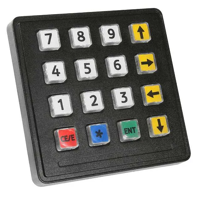 7207-1610203 (SWITCH KEYPAD 16 KEY 0.05A 24V)