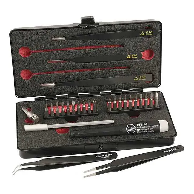 75993 (BIT AND TWEEZER SET W/CASE 28PC)