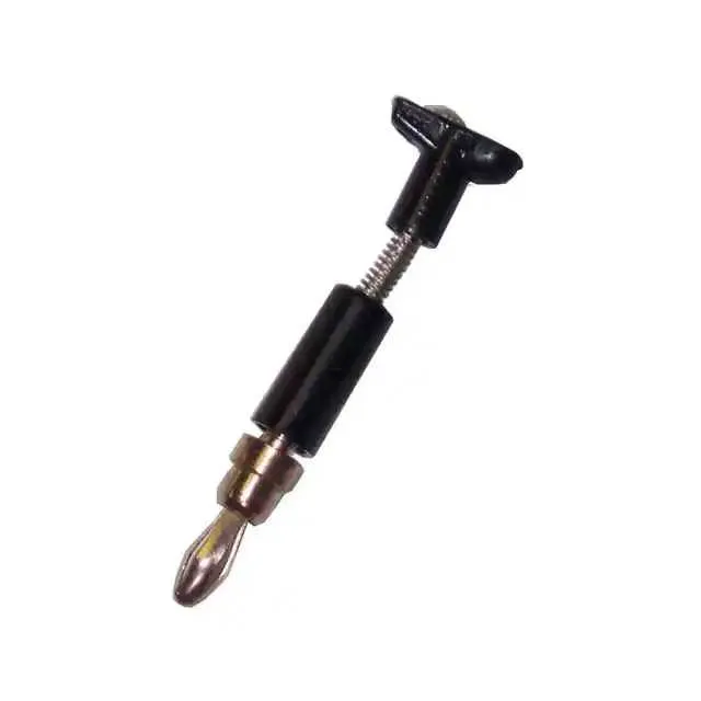8108BLK (PLUG MIN BANANA BLACK W/CLIP)