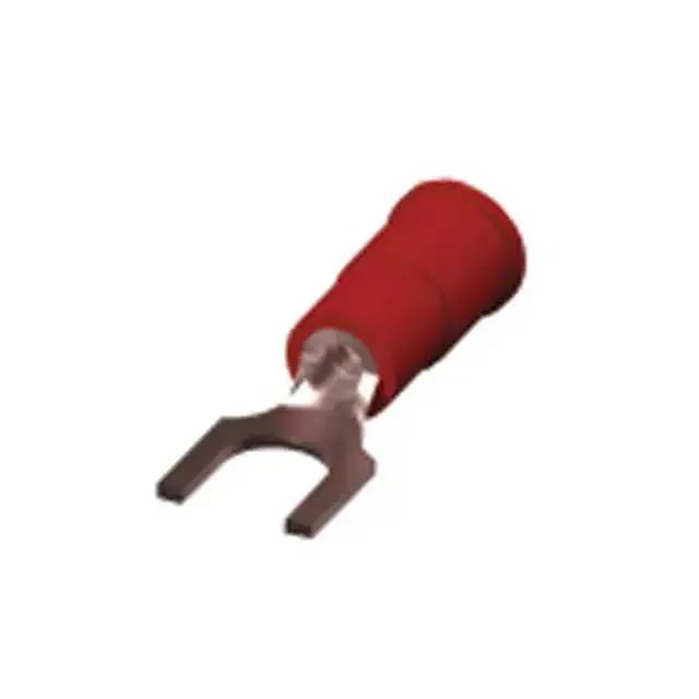 8229 (CONN SPADE TERM 18-22AWG #10 RED)