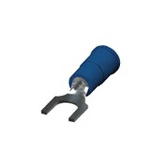 8232 (CONN SPADE TERM 14-16AWG #10 BLU)