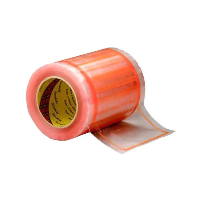 824-5X6"" (TAPE POUCH PRINT CLR/ORG 5X 6"")