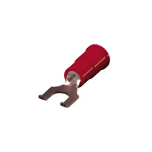 8245 (CONN SPADE TERM 18-22AWG #6 RED)