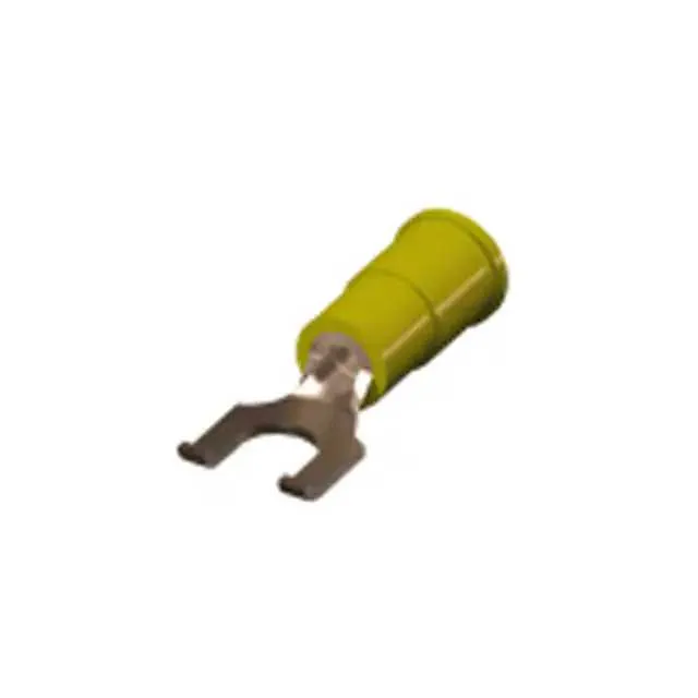 8252 (CONN SPADE TERM 10-12AWG #8 YEL)