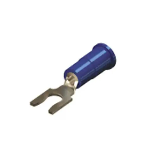 8266 (CONN SPADE TERM 14-16AWG #6 BLU)