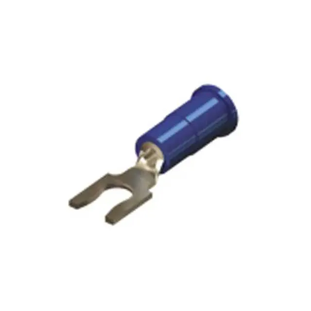 8267 (CONN SPADE TERM 14-16AWG #8 BLU)