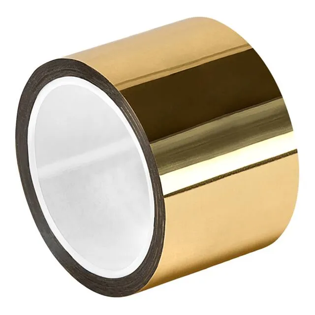 3/8-5-MPFT-GOLD (TAPE, 4.6M X 9.53MM, GOLD, PET FILM, Tape Type:General Purpose, Tape Backing Material:PET (Polyester) Film, Tape Width - Metric:9.53mm, Tape Width - Imperial:0.375, Tape Length - Metric:4.6m, Tape Length - Imperial:5yard RoHS Compliant: YesСрок поставки 5-10 дней)