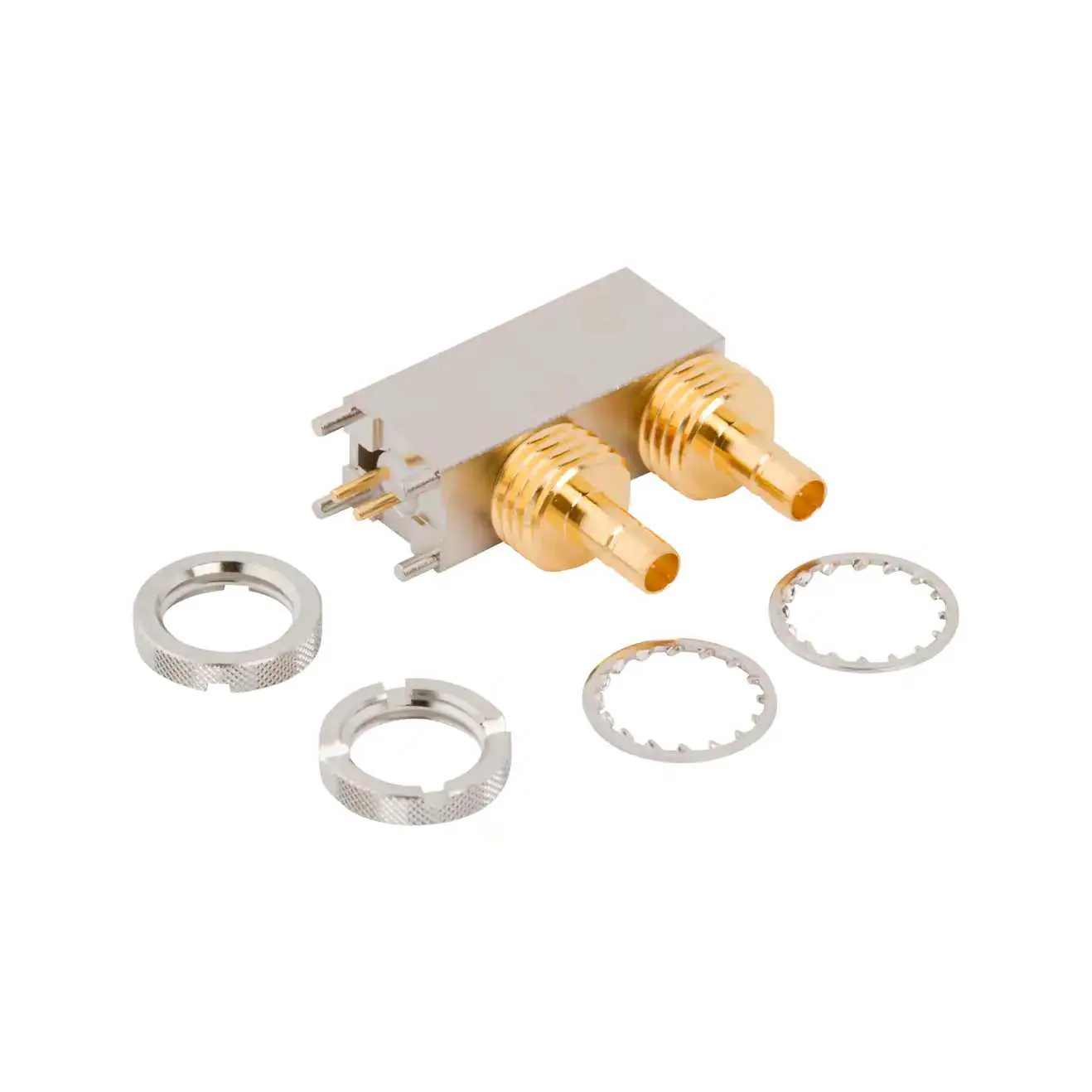 903-865J-71P (MINI SMB RIGHT ANGLE PCB, DUAL P)