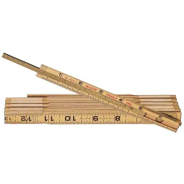 905-6 (WOOD FOLDING RULE WITH EXTENSION)