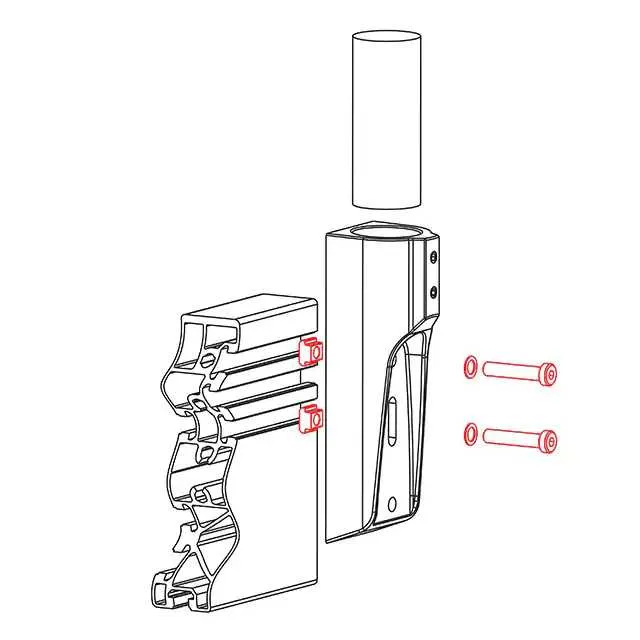 93800 (HARDWARE SET FOR STAIR RAILING S)