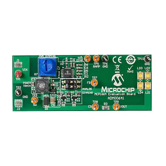 ADM00641 (BOARD EVAL FOR MCP1664)