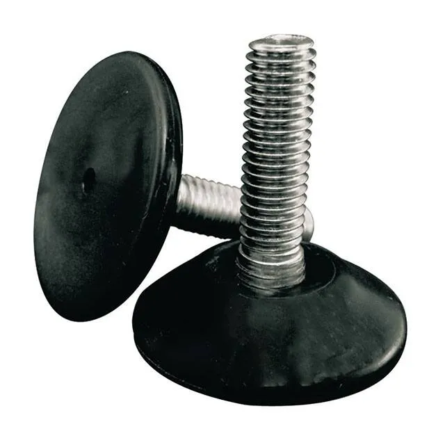 AFA1010B (FOOT CYLINDRICAL 1.625 DIA BLK")
