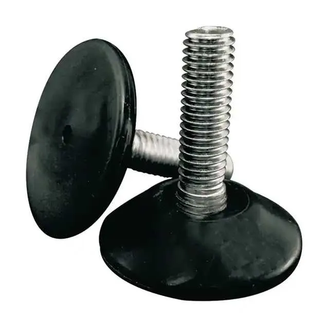 AFA1020B (FOOT CYLINDRICAL 1.625 DIA BLK")