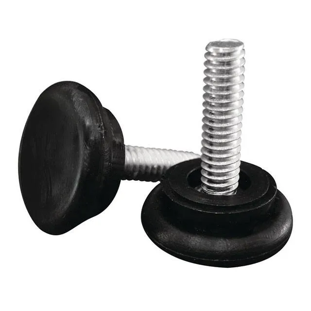 AFJ1050A (FOOT CYLINDRICAL 1 DIA BLACK")