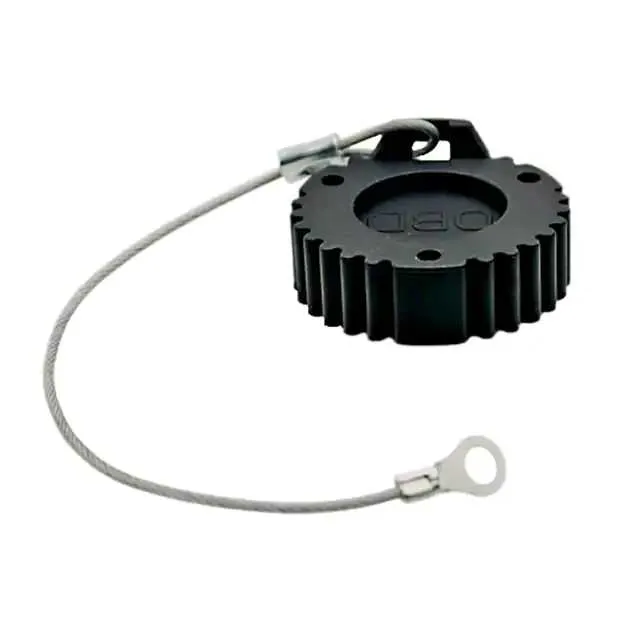 AHDC169-TMOBDBK (CONN RCPT CAP 9POS LANYARD BLACK)