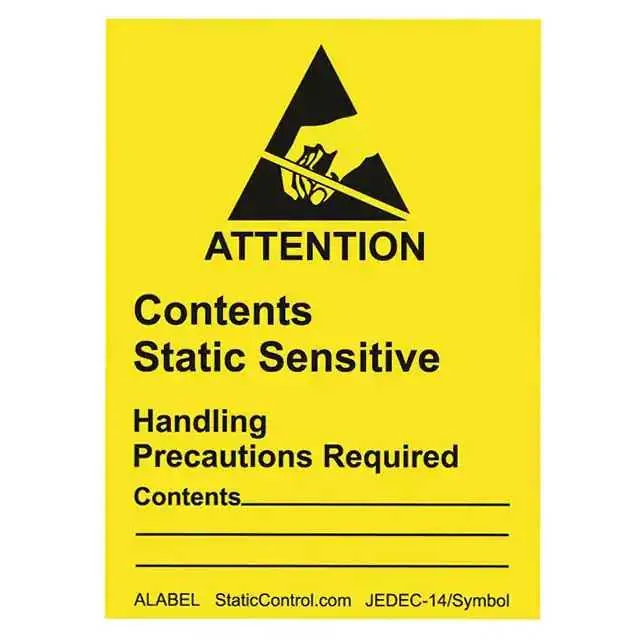 ALABEL (LABEL ESD/STATC 2.5X1.88" 500PC")