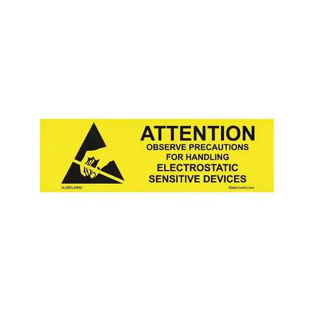 ALABEL5/8X2 (LABEL ESD/STATIC 2X0.63" 1000PC")