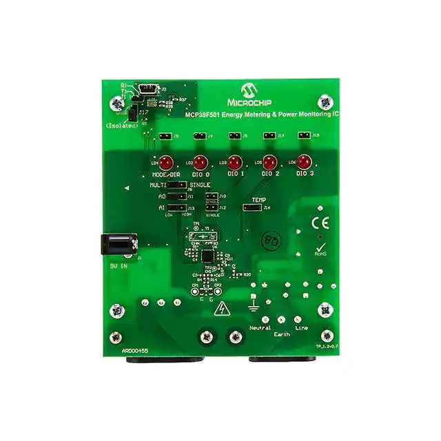 ARD00455 (BOARD EVAL FOR MCP39F501)