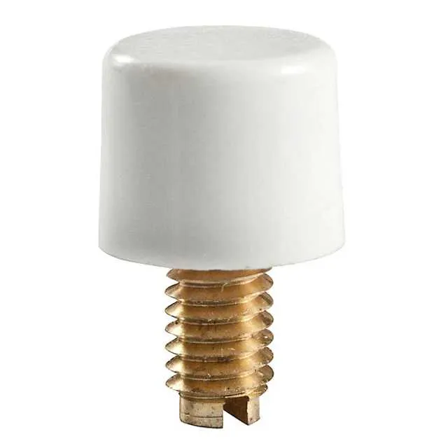 AT078B (CAP PUSHBUTTON ROUND WHITE)