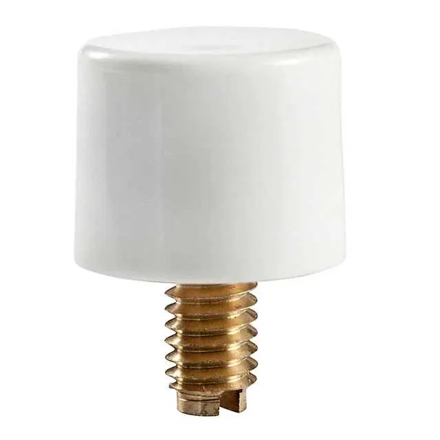 AT079B (CAP PUSHBUTTON ROUND WHITE)