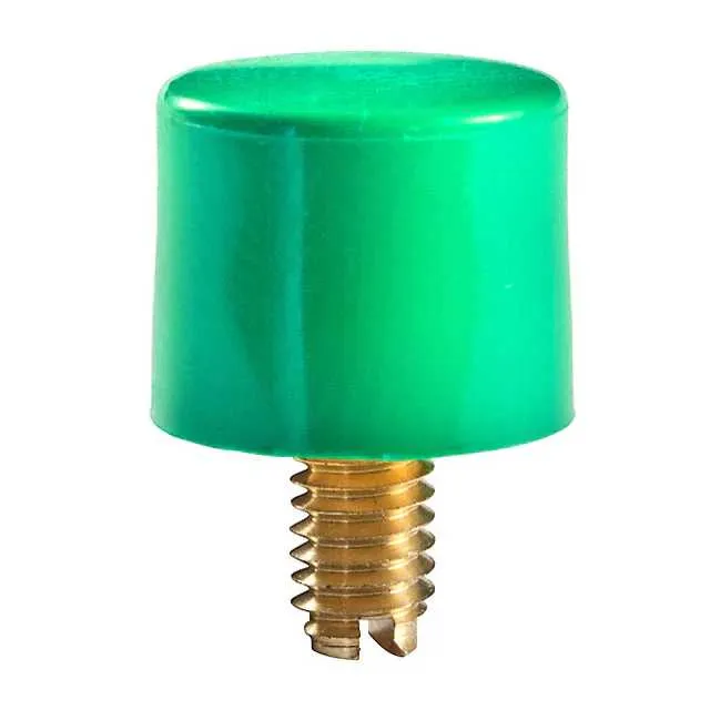 AT079F (CAP PUSHBUTTON ROUND GREEN)
