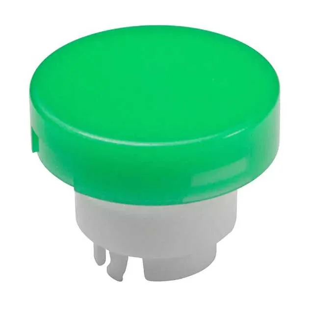 AT3002FB (CAP PUSHBUTTON ROUND GREEN/WHITE)