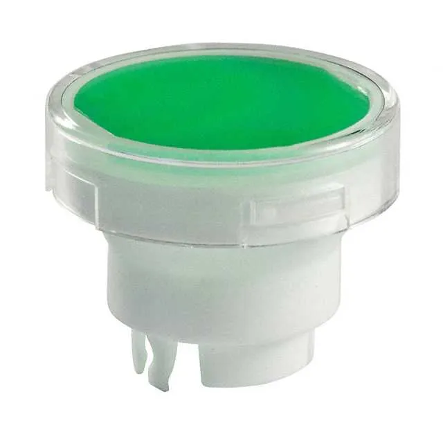 AT3005JF (CAP PUSHBUTTON ROUND CLEAR/GREEN)