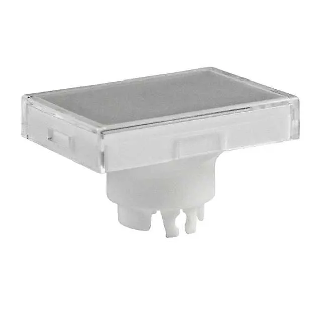 AT3006JB (CAP PUSHBUTTON RECT CLEAR/WHITE)