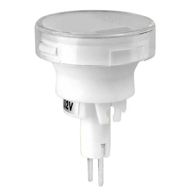 AT3011CF12JB (CAP PUSHBUTTON ROUND CLEAR/WHITE)