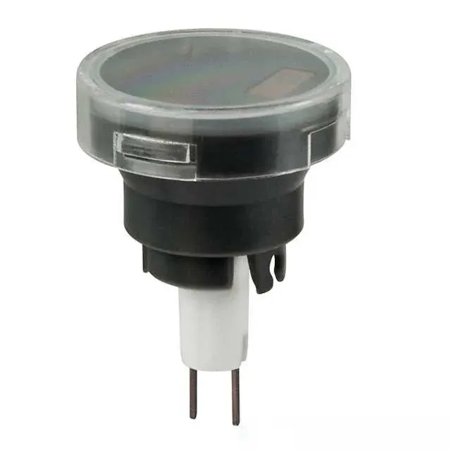 AT3011D02JA (CAP PUSHBUTTON ROUND CLEAR/BLACK)