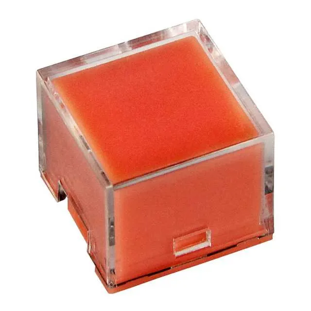 AT3022JC (CAP PUSHBUTTON SQUARE CLEAR/RED)