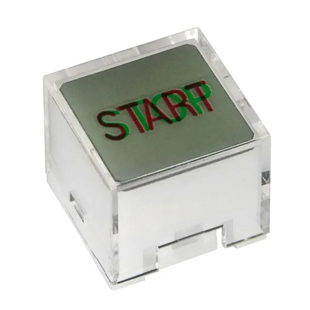 AT3023J02 (CAP PUSHBUTTON SQ CLEAR/GRN/RED)