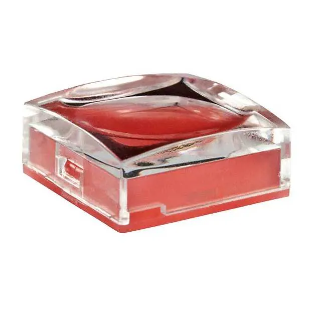 AT3074JC (CAP PUSHBUTTON SQUARE CLEAR/RED)