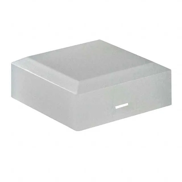 AT3075B (CAP PUSHBUTTON SQUARE WHITE)