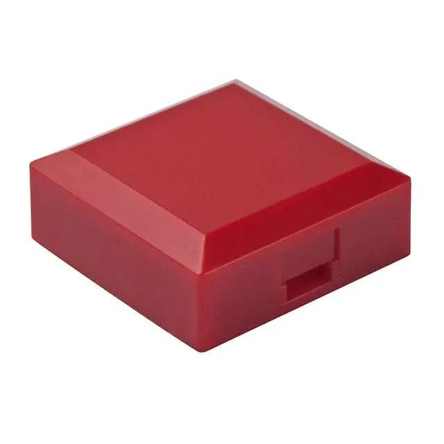 AT3077C (CAP PUSHBUTTON SQUARE RED)