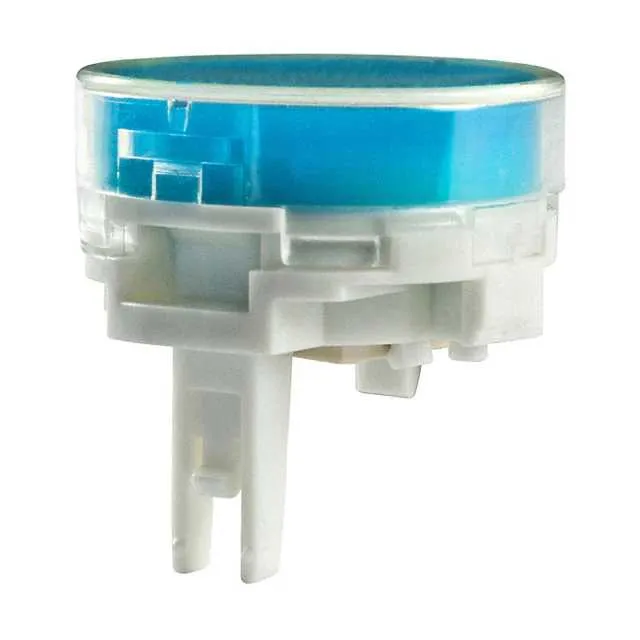 AT4013JG (CAP PUSHBUTTON ROUND CLEAR/BLUE)